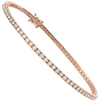 bracelet diamant or or rose